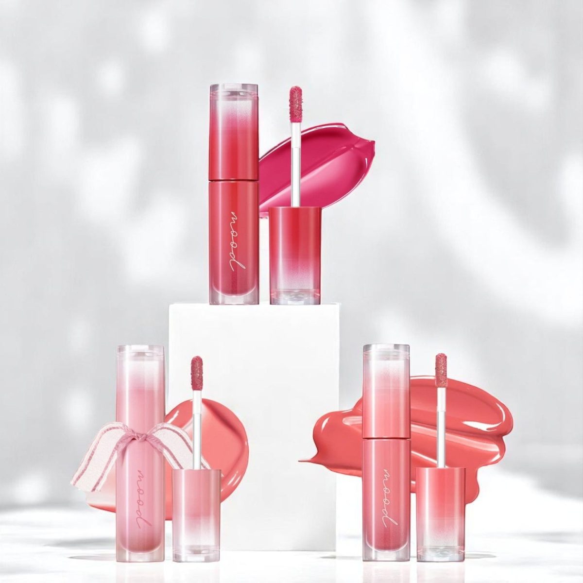 ⁦Peripera Ink Mood Glowy Tint 3 Colors - باقة تنت بريبيرا مود الكوري الأصلي 3 ألوان | تنت شفاه لامع وملون⁩ - الصورة ⁦1⁩