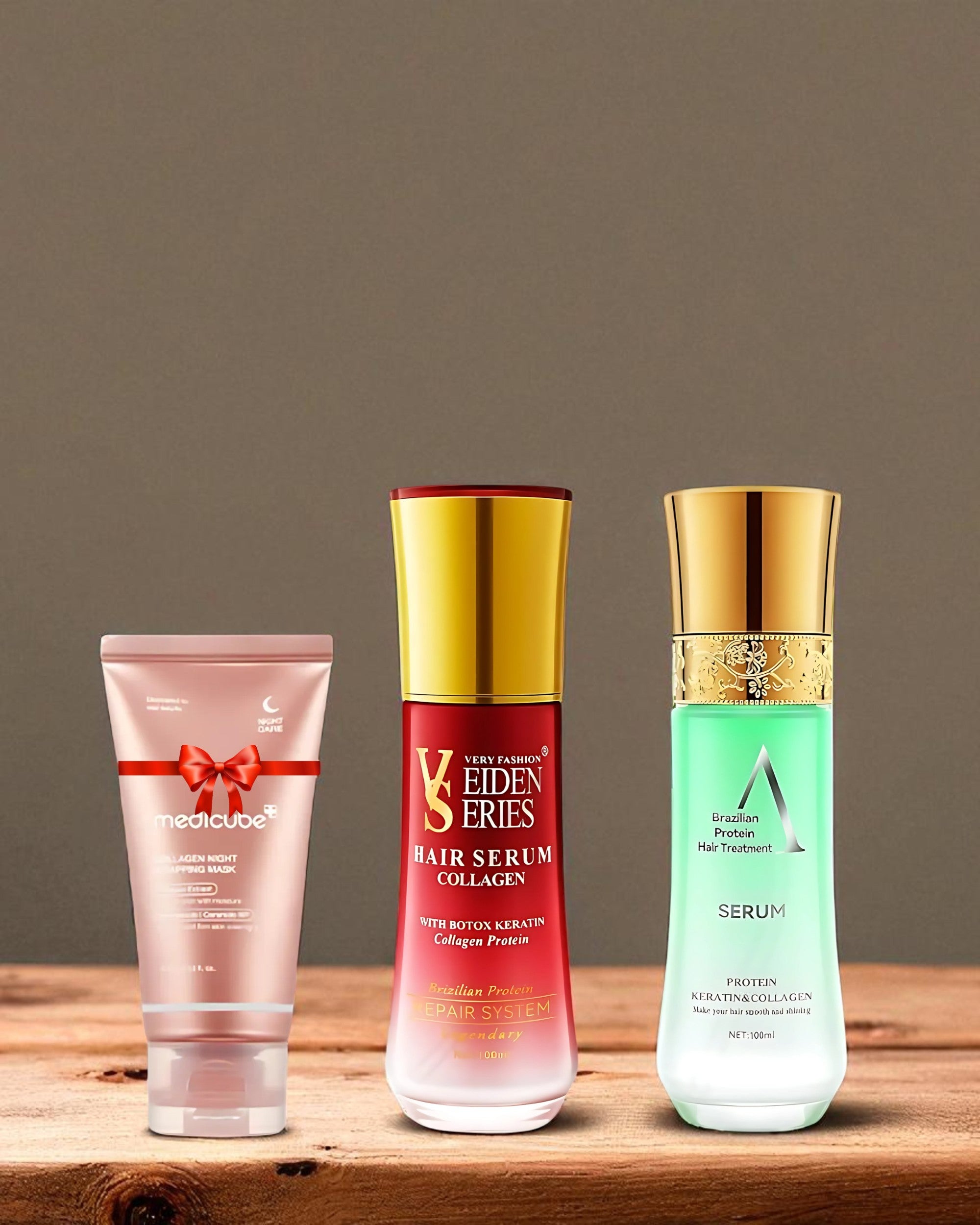 ⁦اشتري مجموعة سيروم الشعر واحصلي على الماسك الزجاجي مجانا⁩ - الصورة ⁦2⁩