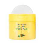 ⁦LHA Vitamin Glow Body Pad - مناديل نضارة فورية للجسم والوجه بالفيتامينات | لبشرة مشرقة وصحية⁩ - الصورة ⁦5⁩