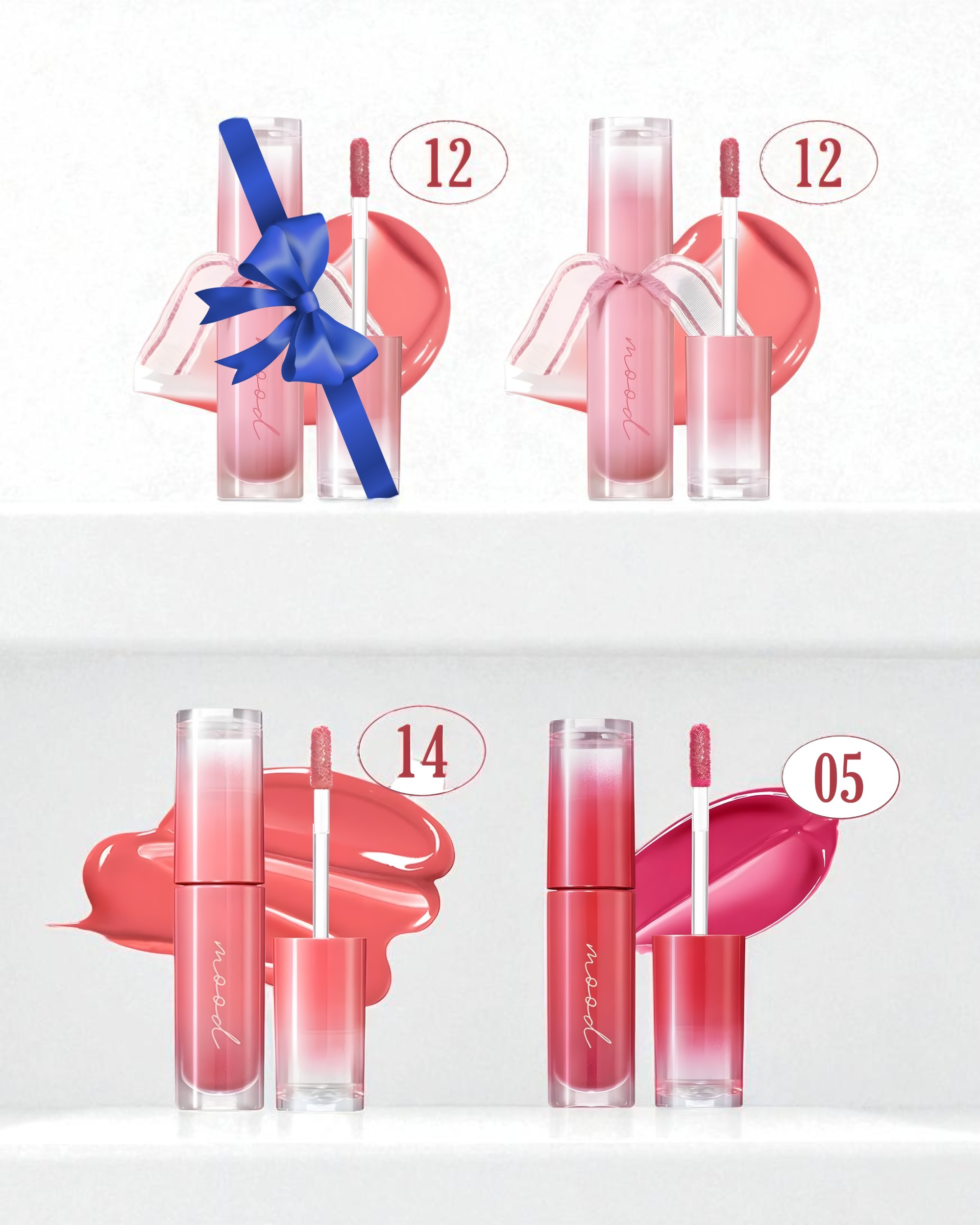 ⁦باقة التنت الكوري الأصلي 3 ألوان + 1 حبة هدية⁩ - الصورة ⁦1⁩