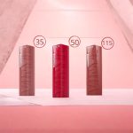 Maybelline lipstick display, 3 colors